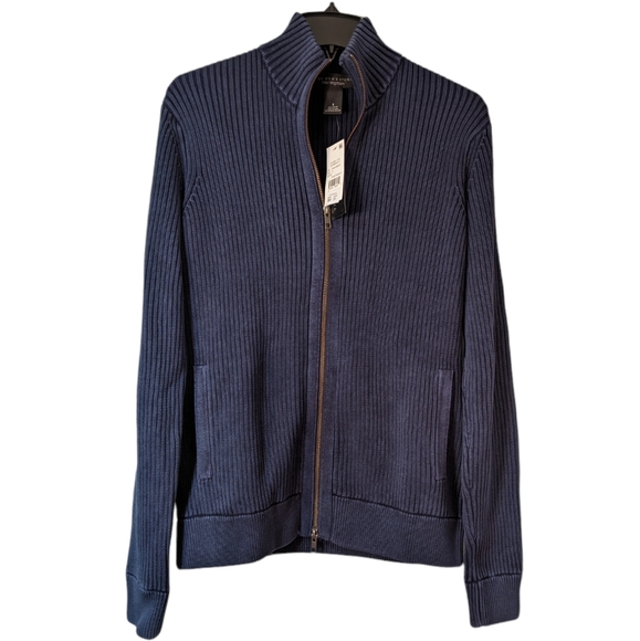 Bloomingdale's Sweater two way zip - Picture 1 of 5